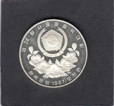 Beschrijving: 5000 Won S-OLYMPIC 88 STADIUM